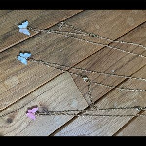 Butterfly necklaces